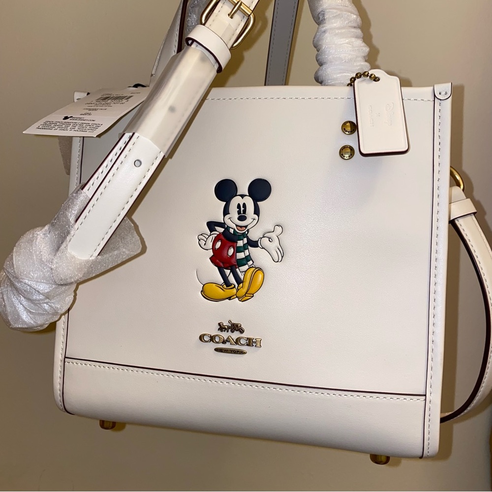 Coach Mickey leather purse and keychain set New - Picture 15 of 16